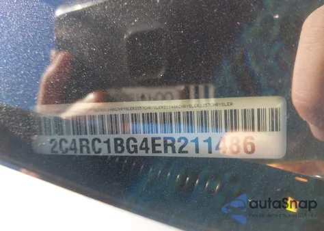 2014 Chrysler Town & Country Touring z USA, uszkodzony, nr VIN 2C4RC1BG4ER211486